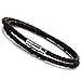 Jstyle Braided Leather Bracelets for Men Bangle Bracelets Magnetic Clasp Wristband 8.5 Inch 2 pcs