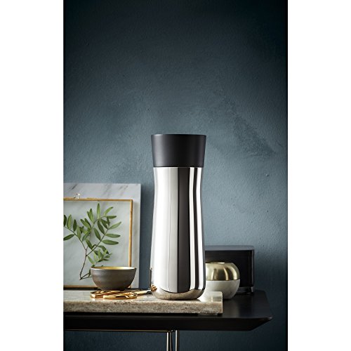 WMF Impulse Isolierbecher 350 ml, Thermobecher mit Automatikverschluss, 360°-Trinköffnung, hält Getränke 8h heiÃ/12h kalt, Silber – Bild 3