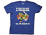 Ripple Junction Rubik's Cube Yo I'll Solve It Adult T-Shirt Medium Royal Blue