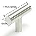 Probrico PD201HSS Kitchen Cabinet Drawer Handles And Pulls Stainless Steel,5 Pack (T-Knob, 5 Pack)