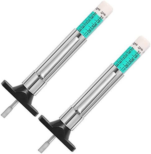 Tire Tread Depth Gauge, Tread Depth Gauge, Tire Gauges, Color Coded Tire Depth Gauge, Tire Tread Gauge, Tire Tread Depth Accurate Measurement Tools by PROND (Green Type - 2PCS)