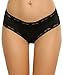 Avidlove Panties for Women Plus Size Lace Thongs Bow Cheeky Panty Black M