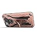 Zizo Static Series Compatible with iPhone 8 Case Military Grade Drop Tested with Built in Kickstand iPhone 7 iPhone 6 Case Rose Gold Black