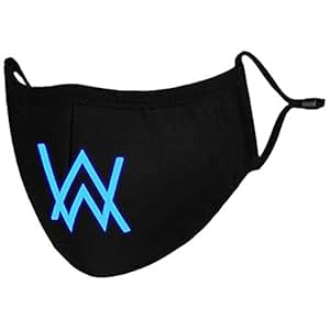 Amazon.com: Alan Walker Mask Cool Cotton Face Mask Cosplay Costume Accessory Prop Blue: Health ...