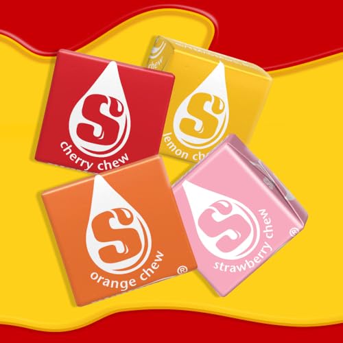 STARBURST ORIGINAL FULL SIZE FRUIT CHEWS CANDY BULK, CHEWY CANDY FOR PARTIES, 2.07 OZ (36 SINGLE PACKS)