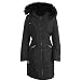 Plusfeel Womens Outdoor Sports Military Hooded Windproof Parka Anroaks Mid-Length Jacket Coats, S-3XXL