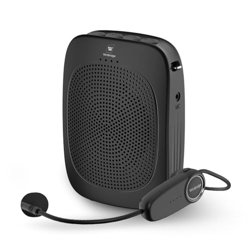 YOCEWECA Kabelloser Sprachverstärker mit Headset-Mikrofon, persönlicher kabelloser Bluetooth-Verstärker mit Mikrofon, Lehrer-Mikrofon, kabellos, Mini-