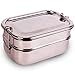 Stainless Steel Lunch Box Premium - 100% Food Grade Premium Stainless Steel Lunch Bento Tiffin Box for Kids & Adults - 3 Compartment Food Container Lunch Bento Box