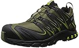 Salomon Men's XA Pro 3D CS WP Trail Running Shoe,Iguana Green/Black/Seaweed Green,9 M US