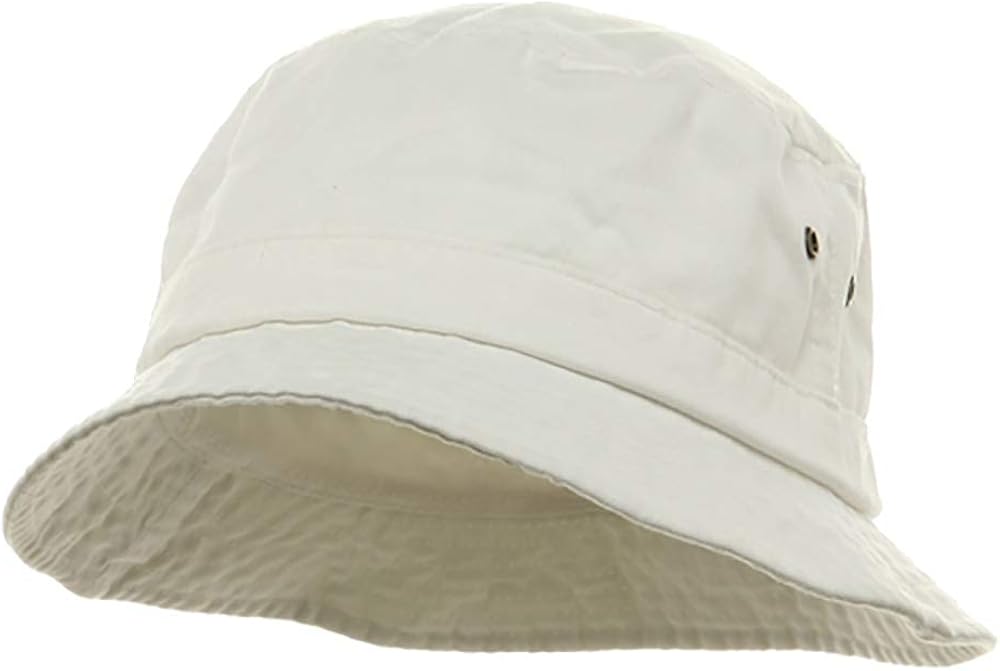 MG Washed Hat-White W12S41E