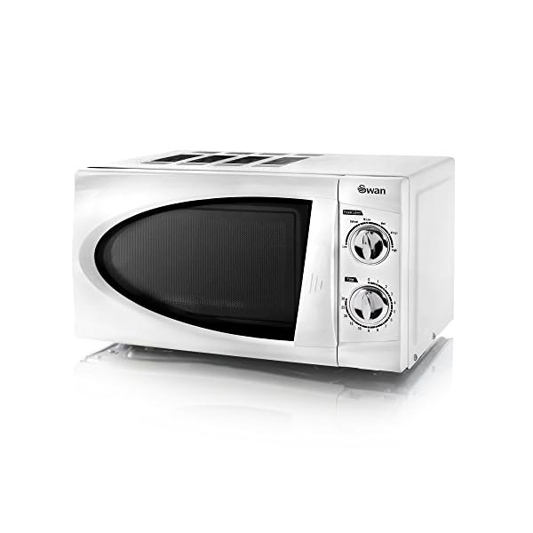 Swan-SM3090N-Manual-Solo-Microwave-with-6-Power-Levels-800-Watt-20-Litre-White Swan Manual Solo Microwave with 6 Power Levels, 800 Watt, 20 Litre, White