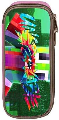 Rainbow Tie-Dye Un-Speak-able Great Game Player Students Canvas Pencil Case Durable Pen Bag with Zipper