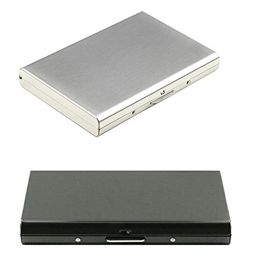 Stainless steel credit card holder, dakuan 2 packs rfid…