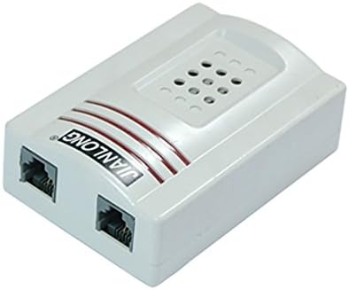Peach518 RJ11 Adapter Louder Telephone Ring Flash Amplifier Ringer for Landline Telephone