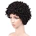 WIGNEE Remy Human Hair short bob wigs100% Brazilian Human Hair Short Wavy Wigs with Free Gifts (2#)