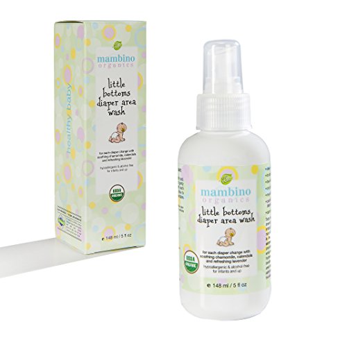 Mambino Organics Little Bottoms Diaper Area Wash, USDA Certified Organic