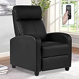 Living Room Recliner Chair Modern Reclining Easy