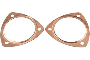 Rbanna1 Header Gaskets Header Collector Gaskets 2 Pcs For Chevrolet Wedge s-Big Block (BBC) 454 (7.4 L) 1970-1976 Copper 3.5 
