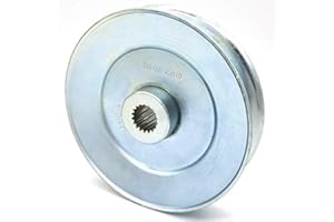 SOIKOI Phoenix Mfg. 4-1/4 Inch Dia Splined Bore Steel V-Groove Drive Pulley Replacement for Tuff Torq 1A646025810