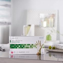 McKesson Latex Exam Glove, Powder-Free Protective
