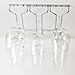 Huji Durable Under Cabinet Stemware Rack Storage Organization (1 Pack, Chrome)