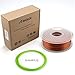 AMOLEN PLA 3D Printer Filament, 1.75mm, Frosted Copper 1 kg Spool, Includes Sample Color Changing with Temperature Green to Yellow Filament