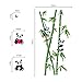 decalmile Panda and Bamboo Wall Stickers Decorative Sticker Baby Bedroom Nursery Living Room