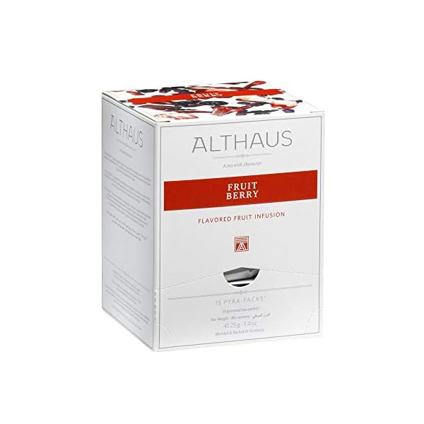 Althaus Tee RED FRUIT FLASH (vorher FRUIT BERRY) ⋅ Früchtetee im Pyramidenbeutel PYRA PACK ⋅ Roter Früchtetee mit… – Bild 5