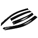 Auto Dynasty Tape-On Window Visor Deflector Rain Guard Compatible with Volkswagen Passat Sedan B5 97-05, 4-Pieces, Tinted