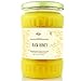 Honey Bee Raw Linden Honey (Pure Unprocessed & Unfiltered Naturally Crystallized) (16 oz)