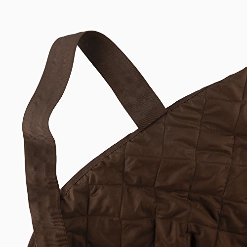 E-Living Store Z01675 Reversible Furniture Protector with 2 Inch Elastic Strap, Machine Washable, Perfect for Pet and Kids, Seat Width Up to 78" Oversized Sofa Chocolate
