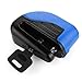 Anti Thief Sound Security Alarm Electron Disc Brake Lock 6mm Pin For Motorcycle Motorbike Safety Sport Racing Bike (Blue)
