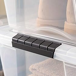 IRIS USA Stackable Plastic Storage Bins with