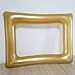 STOBOK Inflatable Picture Frame Adult Fancy Photo Booth Props for Graduation Party Wedding Picture Party Decoration (Golden)