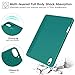 ZtotopCases for New iPad Air 4 10.9 Inch 2020 with Pencil Holder, Full Body Case with Trifold Cover, Soft TPU Back, No Auto Sleep/Wake Funtion, Green