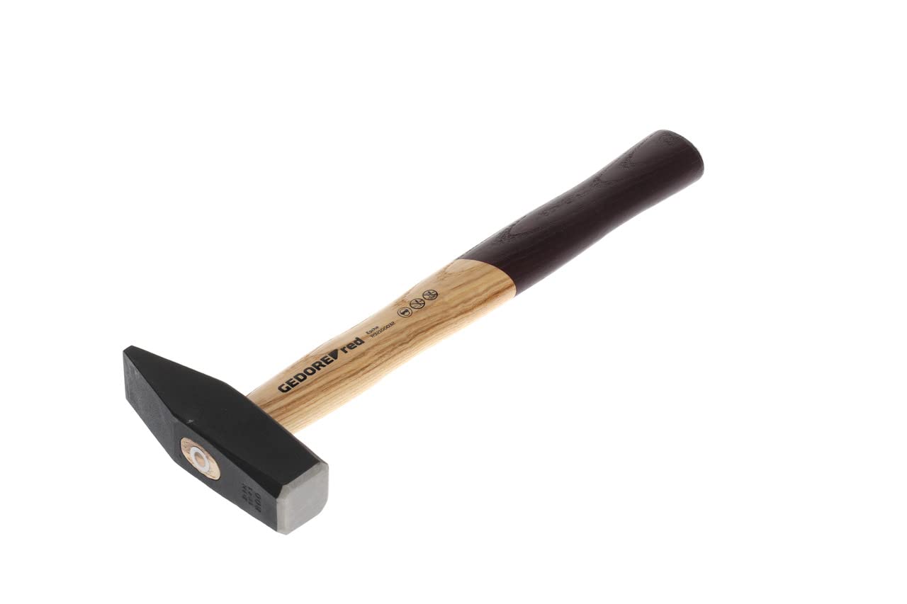GEDORE red Engineer’s hammer with wooden handle, 800 g head weight, Hammer with ash wood handle, Tool, Forged, R92100032