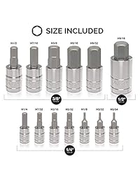 Neiko set de llaves de dado hexagonal