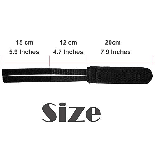 Qeedy Bike Pedal Straps Pedal 2 Pieces Bicycle Feet Strap Pedal Straps Toe Clips Straps Tape for Fixed Gear Bike (Blue)