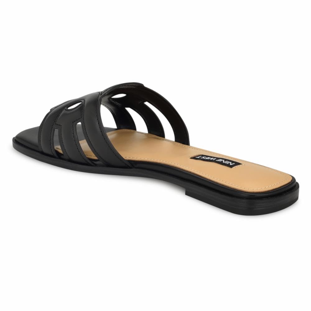 Nine West Women’s Geena3 Sandal, Black 001, 7