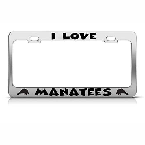 Manatee License Plate Frames | Kritters in the Mailbox