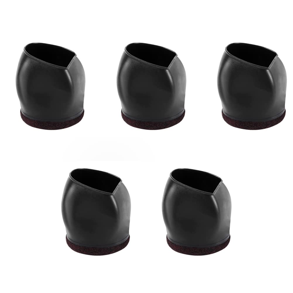 HiCOZZIE Rubber Bed Chair Wheel Stopper Furniture Legs Caster Cups Chair Feet Floor Protectors Felt Pads