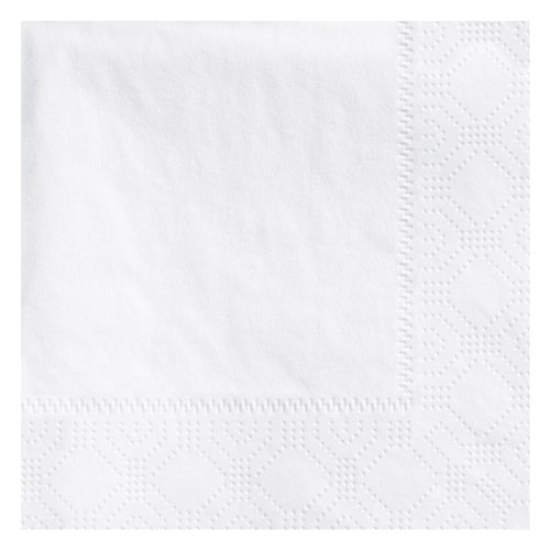 Hoffmaster 345000 710-W Beverage Napkin, Regal Embossed, 1 Ply, 1/4 Fold, 9-1/2