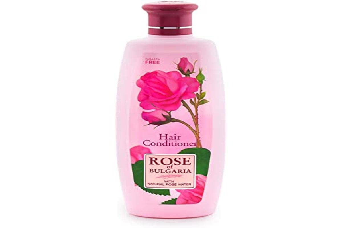 Biofresh Rose of Bulgaria Hair Conditioner with Rose Water for Depleted & Treated Hair, 330 ml,BF-RB-Cond330-1x