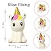 FUYAGE Galaxy Kawaii Galaxy Unicorn and Golden Horn Unicorn Squishies Slow Rising Jumbo Squishy Squeeze Toys for Kids and Adults