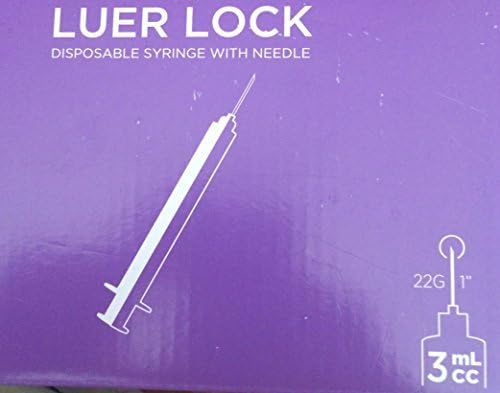 Package of 20 3mL 22g x1