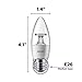 Philips LED Dimmable B11 Clear Candle Light Bulb
