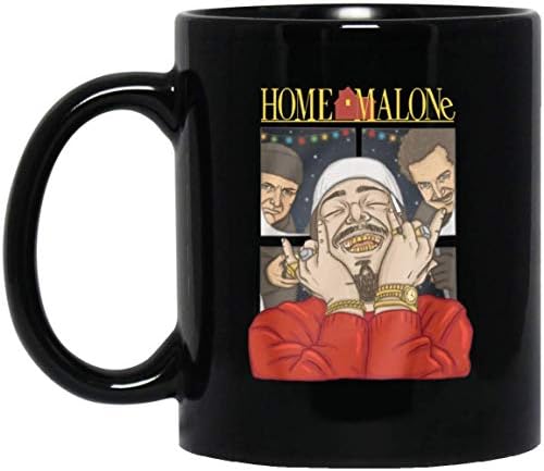 BEST POST MALONE HOME MALONE CHRISTMAS 11 oz. Black Mug