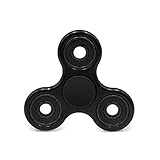 Cppslee Hands Fidget Spinner Toy Stress Reducer- Perfect For ADD, ADHD, Anxiety, and Autism Adult Children (Black)