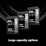 Lexar Professional 1667x 128GB SDXC UHS-II Card U3 250MB/s Read view 6
