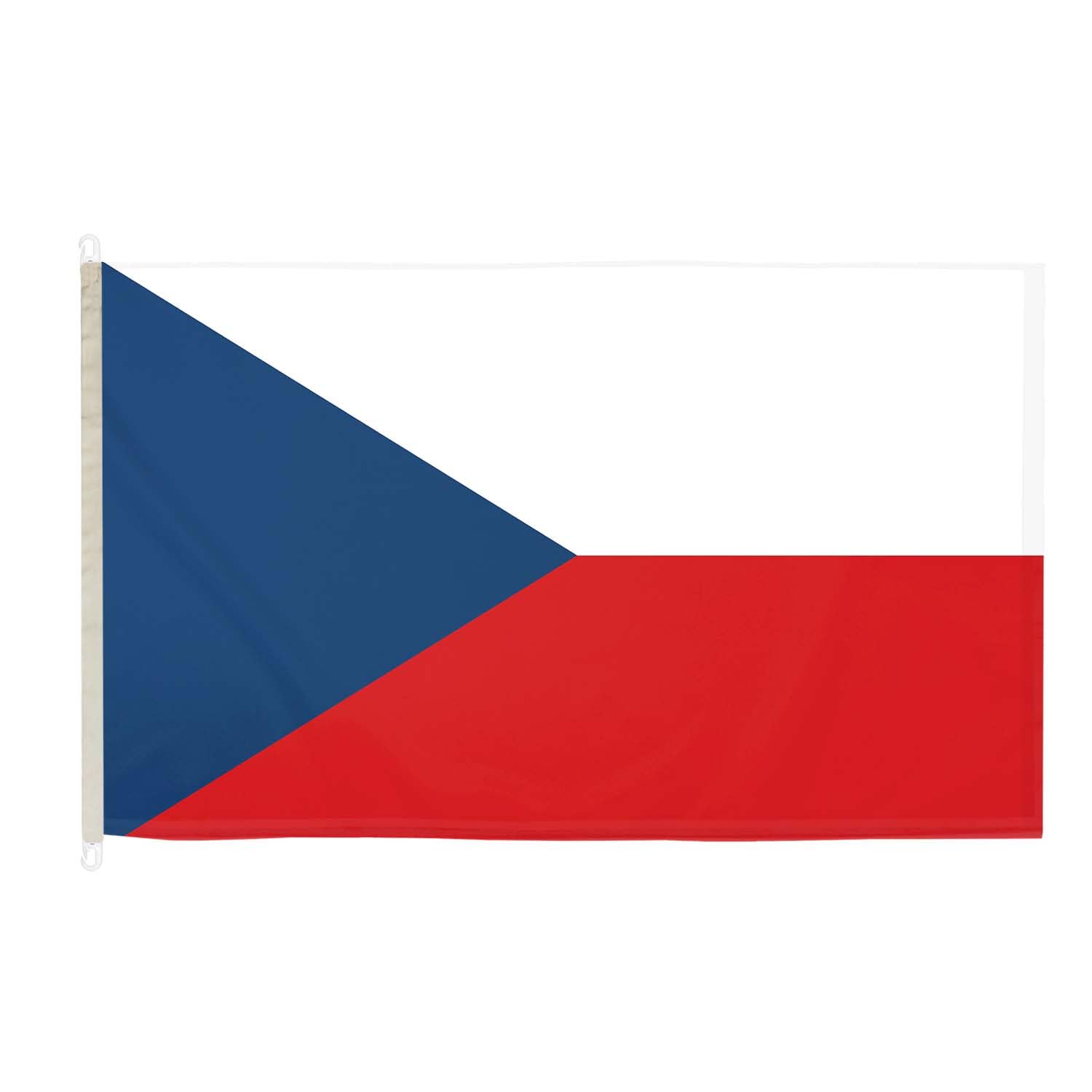 Czech Republic DuraFlag with Clips 5ft x 3ft Premium Quality Flag 150cm x 90cm — image 1